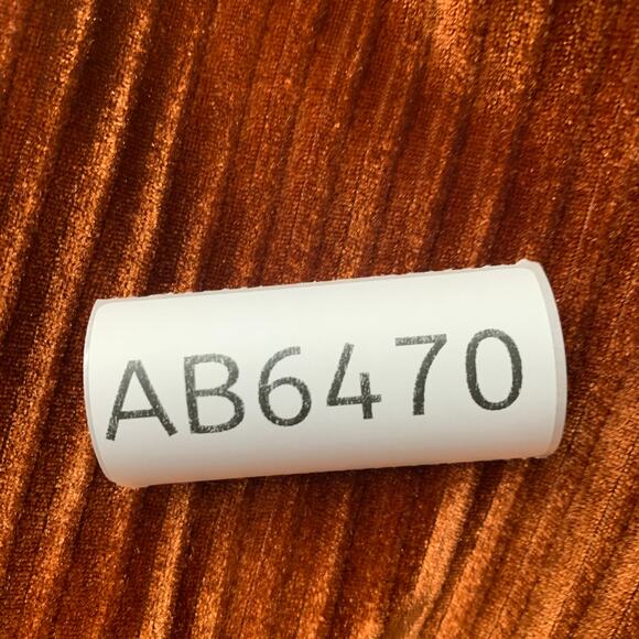 Baltic Born Women Andi Dress M Brown Burnt Orange Velvet Ribbed Wrap - Picture 10 of 10